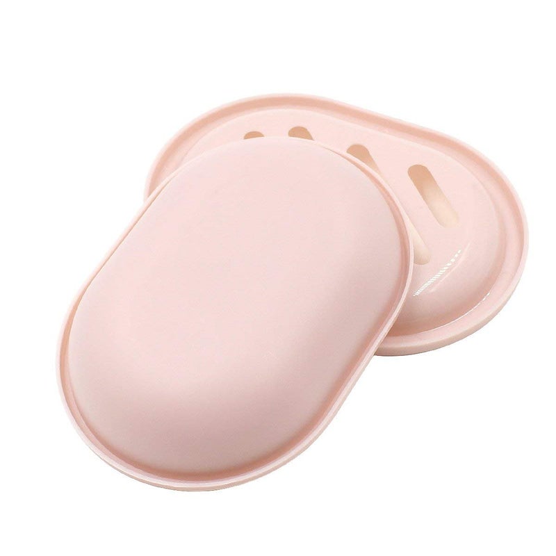 TOPSKY 2-Pack Soap Dish with Drain, Soap Holder, Soap Saver, Easy Cleaning, Dry, Stop Mushy Soap (Pink) - Image 5